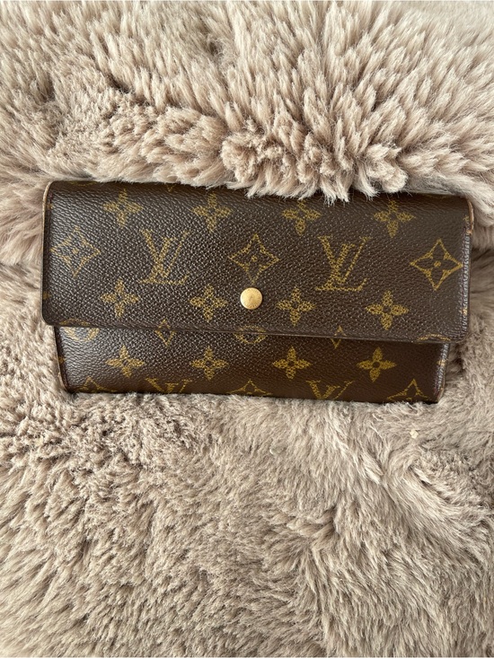 Louis Vuitton Handbags - Louis Vuitton Brown Monogram Snap-Closure Continental Wallet